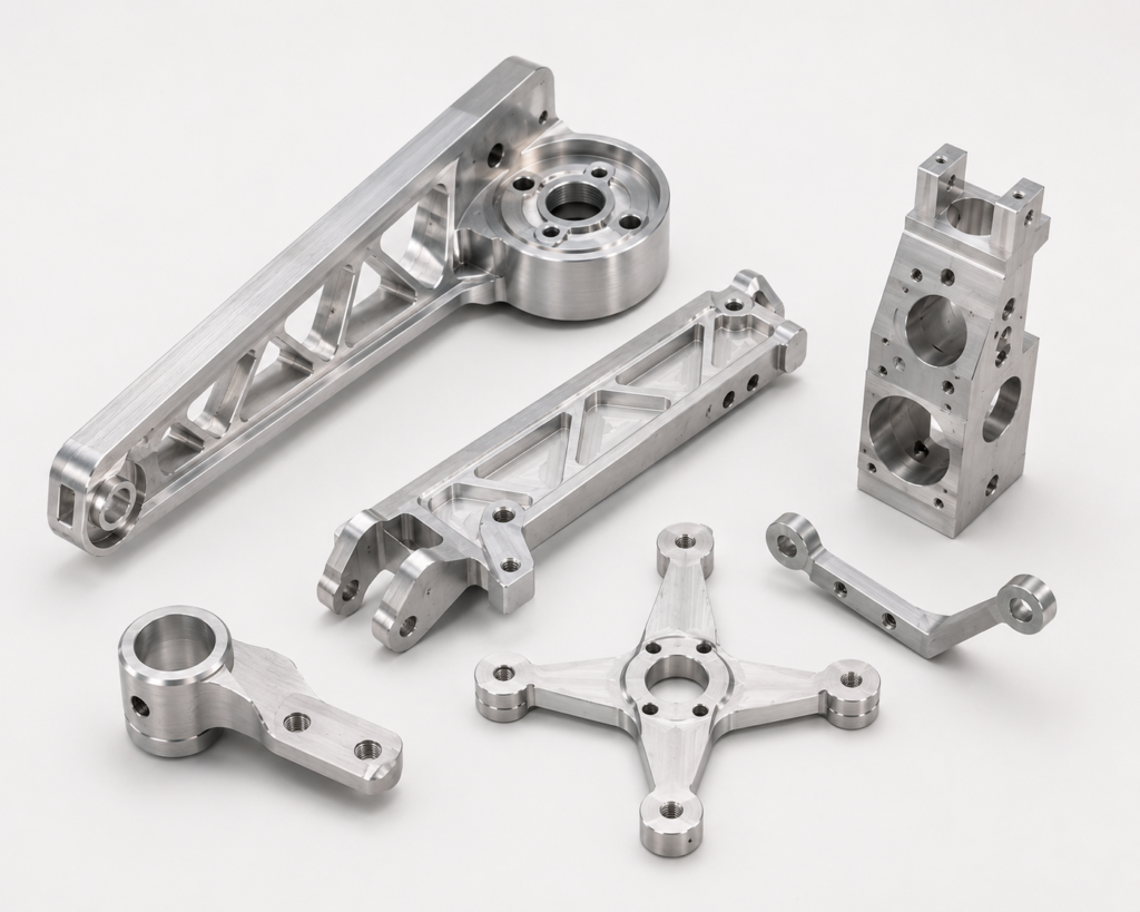 high strength CNC machined drone parts